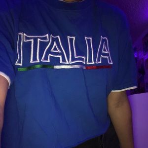ITALIA crop top